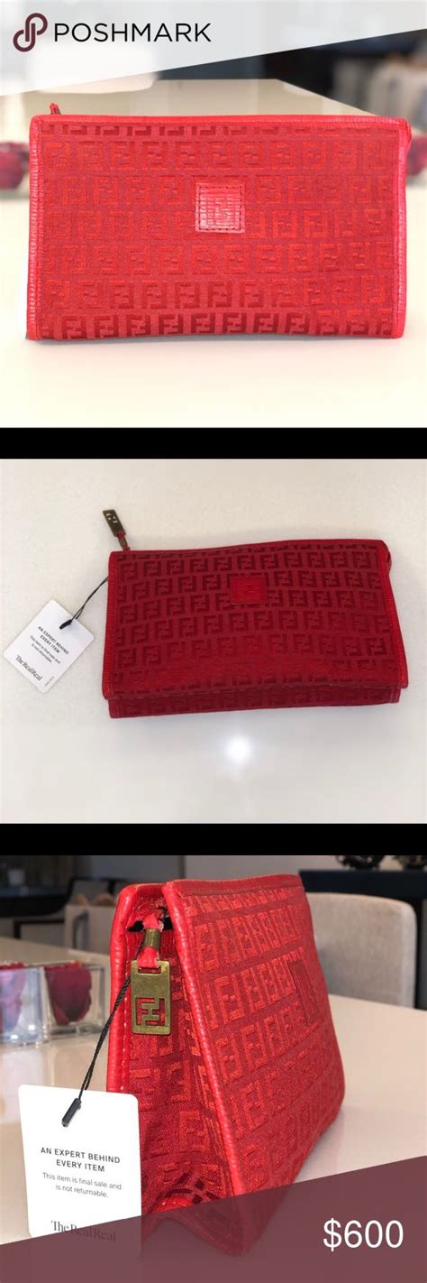 vintage fendi wristlet|fendi wristlet clutch bag.